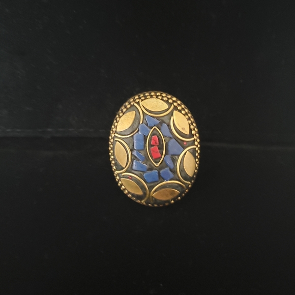 Vintage Antique Ring - Blue - Picture 4 of 11